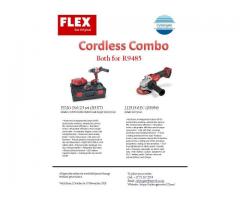 Flex Cordless Drill and Angle Grinder Combo