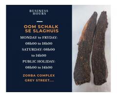 OOM SCHALK SE SLAGHUIS PHALABORWA