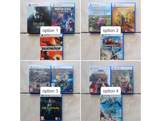 PS5 Games x 3 Piece Combo - 1/4