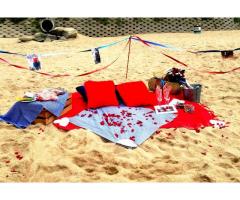 Romantic picnic  setups