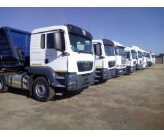 45 Side tippers trucks for hire in rustenburg