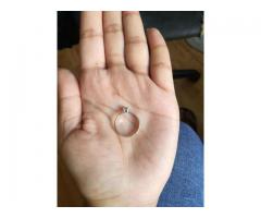 9ct white gold diamond ring