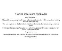Gweika 1390 100w co2 laser for sale