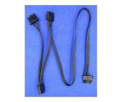4-Pin IDE Molex to SATA 15-Pin Splitter Hard Drive Power Cable - set of 4