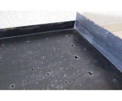Heavy Duty Mild Steel Braai Ash Pan 1140mm x 456mm x 180mm