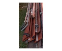 Double 40-Panel Meranti Wooden Garage Door