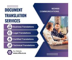 French-English Certified Document Translation Services