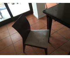 6 SEATER TABLE AND CHAIRS