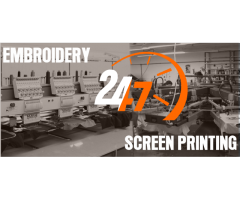 T-shirts printing and embroidery