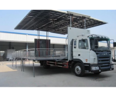Mobile Road show stage outdoor  Truck 2019