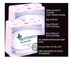 LUXURY IMPORTED 2-PLY TOILET PAPER