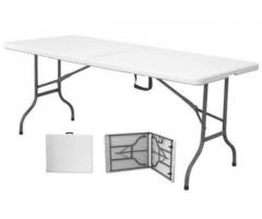 Folding trestle tables  1.8 6ft 8seater