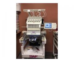 SWF Embroidery Machines (5) Single Heads 15 Needles