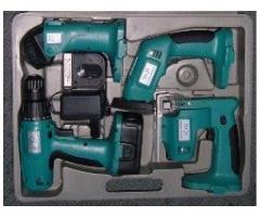 18 Volts 4 Pcs Cordless Power Tool Set