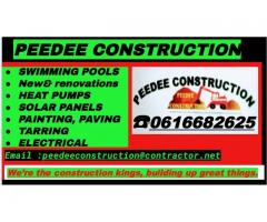 Peedee pool and construction