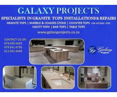 Granite Tops Installation