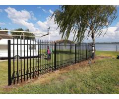 Razor/barbwire fencing installation