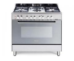 Buy ELBA 900mm 4 Gas Burner/2 Plate Stove Stainless Steel 01/9CX727