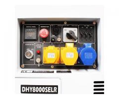 Hyundai DHY8000SELR 6kW Silenced Long Run Diesel Generator for Sale