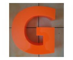 3D Perspex Letters.