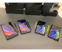 Samsung Note 9 Midnight Black and Ocean Blue