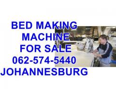 mattress machine making beds