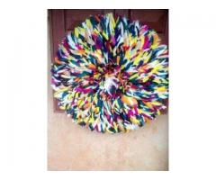 Authentic African Juju Hats, Set of 10 – Mix colors.