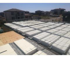 Rib and Block Concrete and Polystyrene Slabs