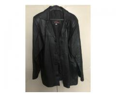 Original black leather jacket