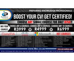 Boost your CV! Get certified with us today!!