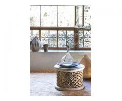 Class hand carved Bamileke stool/coffee table from Cameroon .
