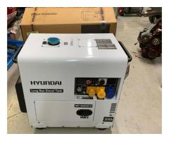 7.5kVA  Hyundai DHY8000SELR Long Run Silent Diesel Generator