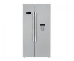 DEFY - 554LT SIDE BY SIDE FRIDGE METALLIC