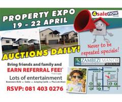 Stands and Houses on Auction 19 to 22 April 2018