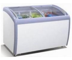 Atosa Glass Curved Top Display Freezer