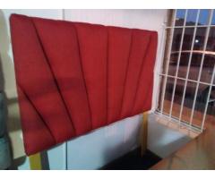 Double bed size headboard