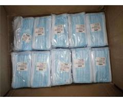 Elastic Earloop Disposable 3 Ply Face Mask