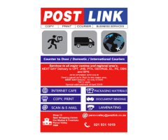 Print copy courier scan international courier packaging services