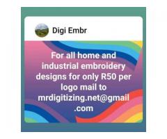 EMBROIDERY DESIGN DIGITIZING SERVICE