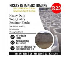 Retaining Blocks