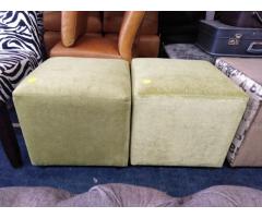 Cube shaped ottomans