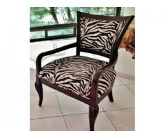 X2 Zebra beautiful Show chairs (thick soft material) – Fourways