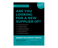 Promotional Items |  Advertising Displays | Covid-19 Essentials | Hospitality Supplies