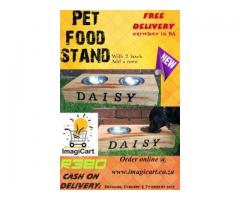 Pet food stand