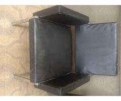 2 customized Dining Leather chairs