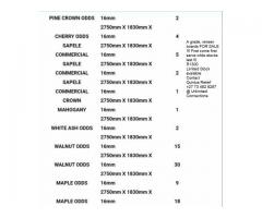 A-Grade Veneer Boards For Sale