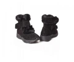 Velcro Strap Ankle Boots