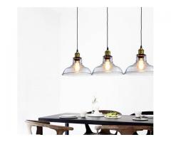 Clear Glass Pendant Light