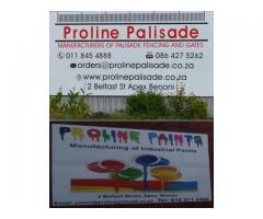 Manufacturers of Palisade Fencing, Gates, Industrial Paints