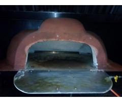pizza oven and dough mixer